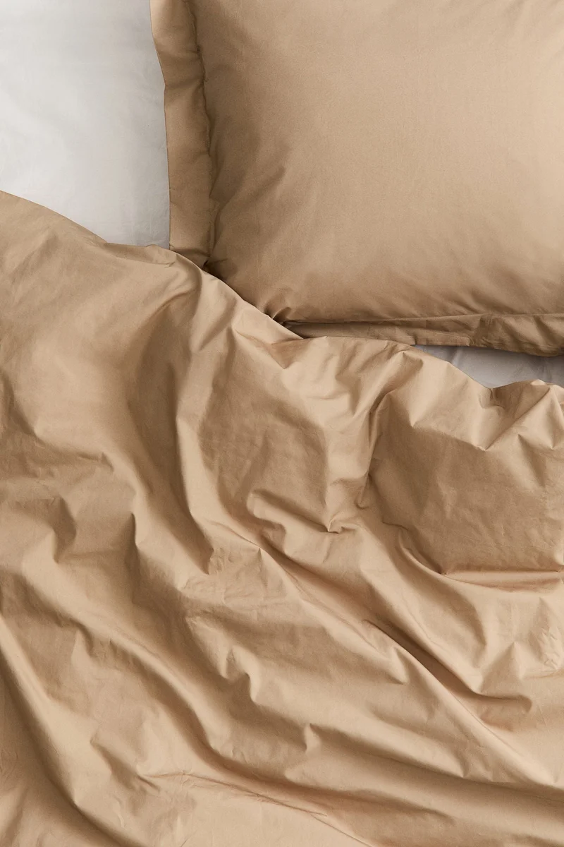 H&M Single cotton percale duvet cover set